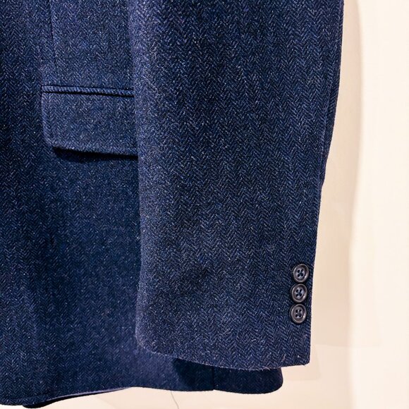 PRONTO UOMO Navy wool blend blazer | Classic tailored mens jacket | 2XL * - Picture 4 of 7
